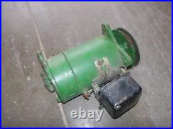 1950 John Deere A JD Tractor GOOD WORKING 12V generator with belt drive pulley