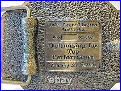 1996 John Deere Deer Quest For Excellence Training MASTER Belt Buckle Australia