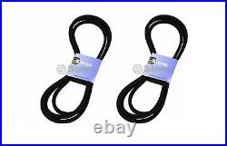 2 Pack Deck Belt for John Deere TCU31132 Z915B Z920M Z925M EFI Z920R Z930R 54