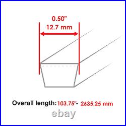 42 Spindle Blade Belt Compatible with John Deere 102 105 115 125 135 D100 D105