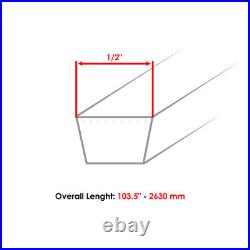 42C Aramid Deck Belt For John Deere LA125 LA135 X125 X126 X145 E100 S100 S110