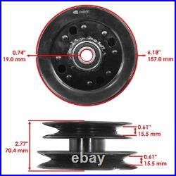 48 Deck Spindle Pulley & Belt For John Deere 325 335 345 GX255 FH601 GX325