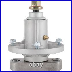 48 Mower Deck Rebuild Kit Spindles Blades Belts Pulley For John Deere L120 L130