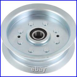 48 Mower Deck Rebuild Kit Spindles Blades Belts Pulley For John Deere L120 L130