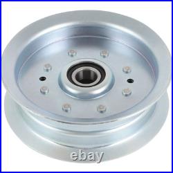 48 Mower Deck Rebuild Kit Spindles Blades Belts Pulley For John Deere L120 L130