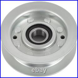 48 Mower Deck Rebuild Kit Spindles Blades Belts Pulley For John Deere L120 L130