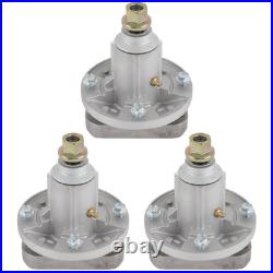 48 Mower Deck Rebuild Kit Spindles Blades Belts Pulley For John Deere L120 L130