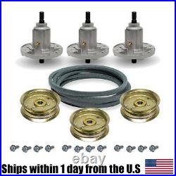 54 Deck Spindle Belt Pulley Kit fits John Deere GY20867 GY20629 GY21099 GX21395