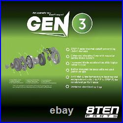 8TEN Belt PTO Clutch Kit For John Deere X300 X304 X310 M154621 AM141536 AM134397