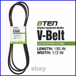 8TEN Belt PTO Clutch Kit For John Deere Z245 M158130 M154295 AM136115