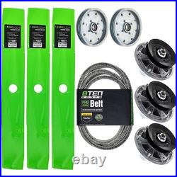 8TEN Blade Spindle Belt Idler Kit for John Deere Ztrak Z730M Z760R 54 Inch