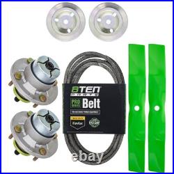 8TEN Blade Spindle Belt Kit for John Deere X370 42-Inch UC22008 AM144608 M175155