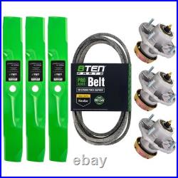 8TEN Blade Spindle Belt Kit for John Deere Z425 Z445 Z435 EZtrak M143520 54 Inch