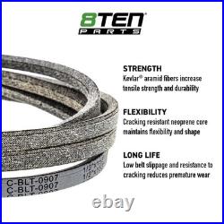 8TEN Blade Spindle Belt Kit for John Deere Z425 Z445 Z435 EZtrak M143520 54 Inch