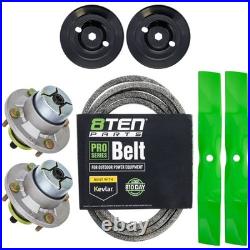 8TEN Blade Spindle Belt Kit for John Deere Ztrak Z315E Z320M Z320R 42-Inch