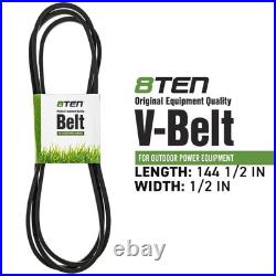 8TEN Blade Spindle Belt Kit for John Deere Ztrak Z330R Z325E 48-Inch M145476