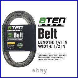 8TEN Deck Kit Blade Spindle Belt Idler John Deere D140 D160 D150 D155 48 Inch