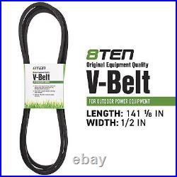 8TEN PTO Clutch Belt Kit For John Deere Z255 Eztrak GX21833 GX20571 AM136115