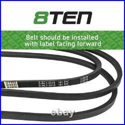8TEN PTO Clutch Belt Kit for John Deere D170 LA175 LA150 G110 190C E180 GY20878