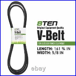 8TEN Spindle Flat Belt Kit for John Deere D170 G110 LA150 LA175 54 Inch Deck