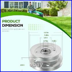 AM133924 Mower Deck Double Deck Drive Belt Tightener Pulley for John Deere LX