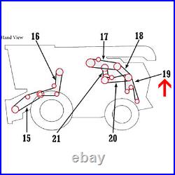 AMH240974 H240974 Chopper Drive Belt Fits John Deere Combine