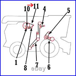 Belt Rotary Screen Drive Fits John Deere 9400 9500 9500 SH 9600 H143869