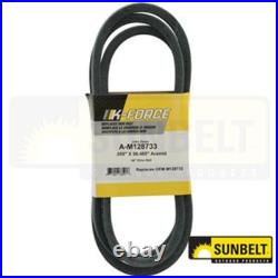 Belt & blade set for John Deere 42 Freedom mowers M128733 AM130172 M150717