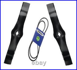 Belt & blade set for John Deere 42 Freedom mowers MUST READ! AM130172 M150717