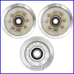 Deck Blade Spindle Belt Idler Kit for Combo Set John Deere 155C LA130 LA140 X140