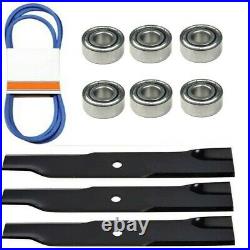 Deck Kit Bearings Blades Belt Fits John Deere 50 mower 300 316 317 318 322 332