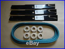 Deck Kit Bearings Blades Belt John Deere 46 48 mower 140 300 314 316 317 318