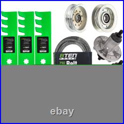 Deck Kit Blade Spindle Belt Idler for John Deere E140 E150 E160 E170 X165