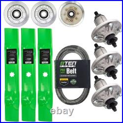 Deck Kit Blade Spindle Belt Idler for John Deere LA145 LA165 LA155 48 Inch