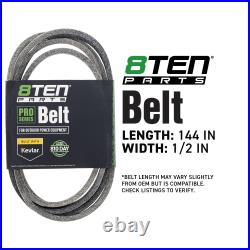 Deck Kit Blade Spindle Belt for John Deere LT180 LT190 Lawn Tractors 48 Inch