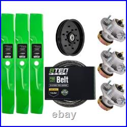 Deck Rebuild Kit Blade Spindle Belt Idler for John Deere X320 X340 54 Inch