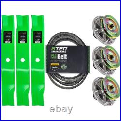 Deck Rebuild Kit Blade Spindle Belt for John Deere 797 Max Frame ZTrak 60 Inch