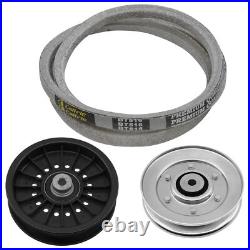 Drive Belt and Pulleys for John Deere PTO Clutch V-Belt Z645 Z655 Z665 EZtrak