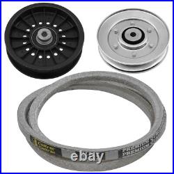 Drive Belt and Pulleys for John Deere PTO Clutch V-Belt Z645 Z655 Z665 EZtrak