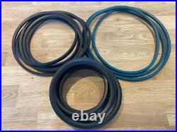 Fits JOHN DEERE X305R deck and drive BELTS X3 SET Kit M152398 TCU19418 M155096