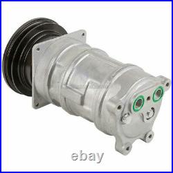 For John Deere AC Compressor & V-Belt A/C Clutch Replaces A6 SE501457 GAP