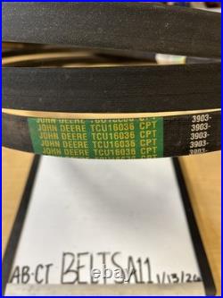 Genuine OEM John Deere V-Belt TCU16036 for 777 797 997 Z997R