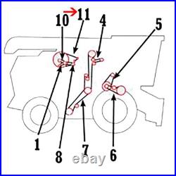 H143869 Rotary Screen Belt Fits John Deere Combine 9400 9500-950SH 9600