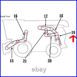 H241212 Lower Chopper Drive Belt Fits John Deere S660 S670 S670HM S680 S690
