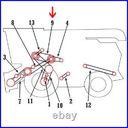 H84462 Primary Countershaft Belt Fits John Deere Combine 6600 7700