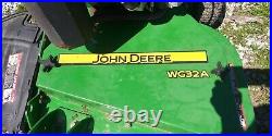 JOHN DEERE WG32A 32 WALK BEHIND MOWER (53 hrs) 32 inch Mower Belt Driven 16 HP