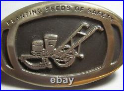 John Deere 1991 Planting Seeds of Safety Award Belt Buckle Single Row Planter