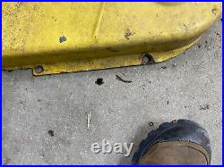 John Deere 400 60 Inch Mower Deck Belt Shield Used M48442 Cut In Two Pieces