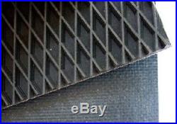 John Deere 435 Round Baler belts Complete Set 3 Ply Diamond Top withAlligator Lace