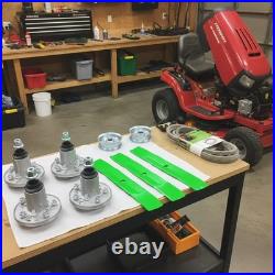 John Deere 54 Inch Mower Deck Repair Kit Includes 3 Spindles, 3 Blades & Belts
